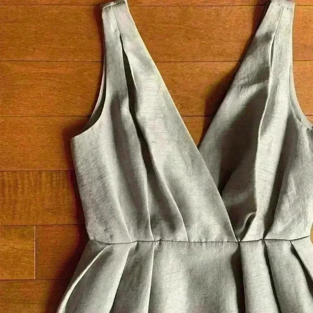 H&M | Silver mini dress size 4 - Picture 5 of 6